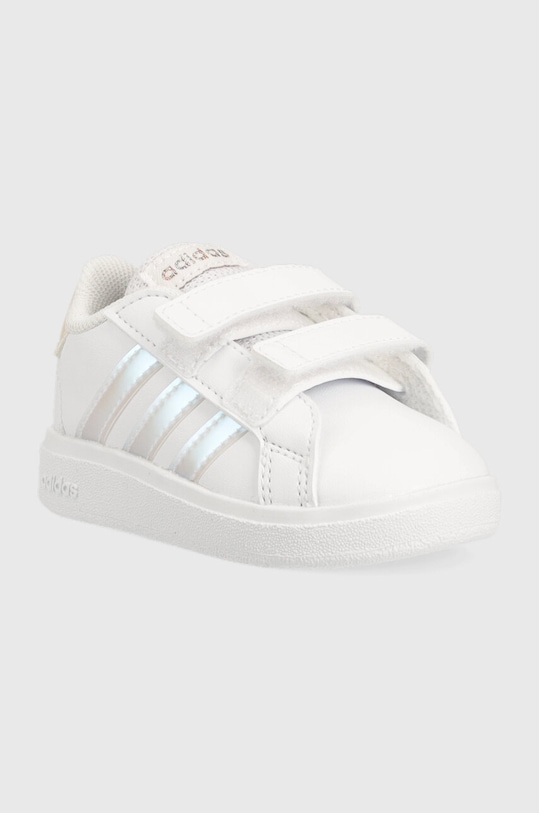 Детские кроссовки Grand Court 0 Adidas, белый — фото 2