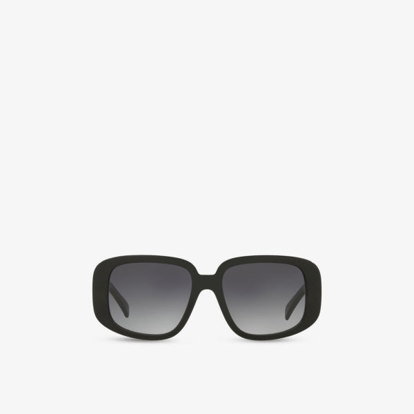 

Cl40299U квадратные ацетатные солнцезащитные очки Celine, черный