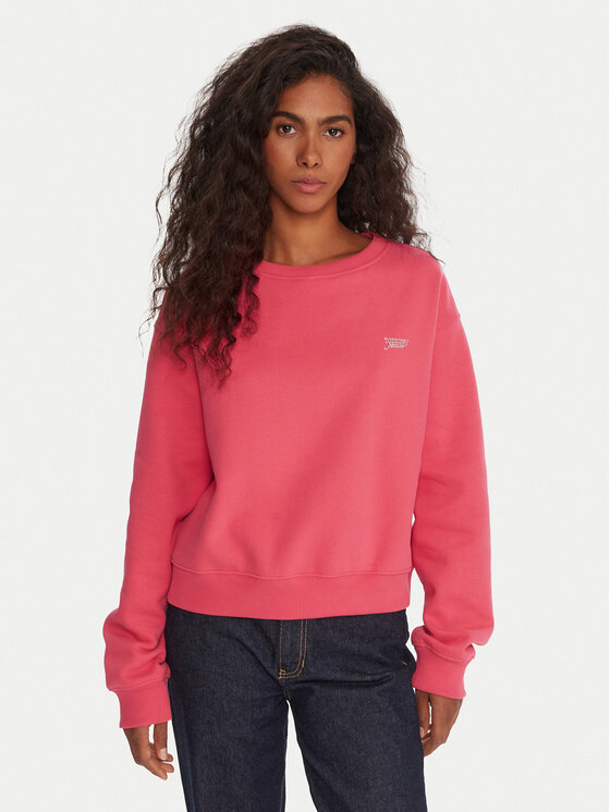 

Свитшот regular fit Silver Script DW0DW21961 Tommy Jeans, розовый