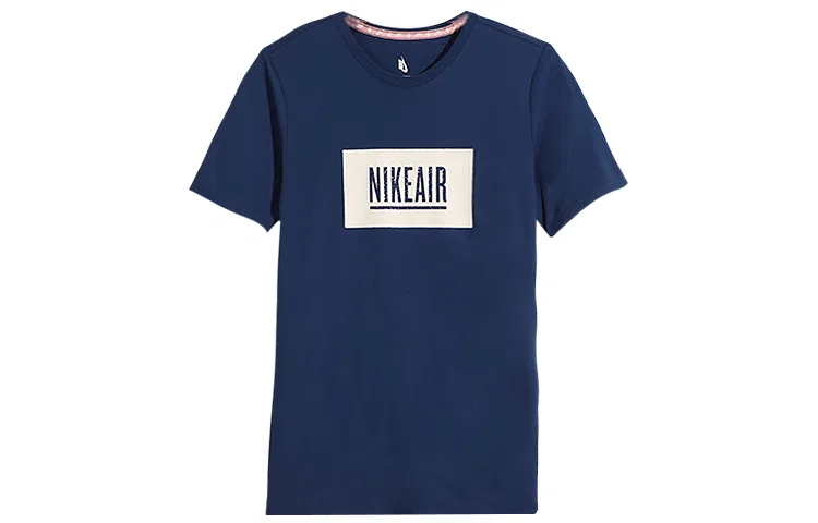 Футболка Nike x Pigalle с круглым вырезом, темно-синяя