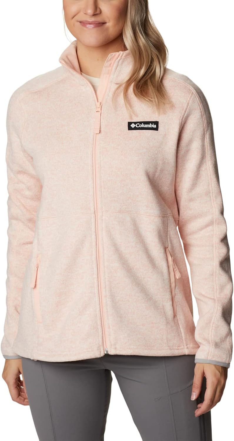 

Женский свитер Columbia Weather Full Zip II, Peach Blossom Heather