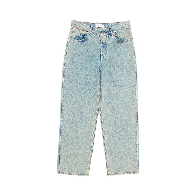 

Джинсы Marine Serre Moon Laser Denim Baggy Jeans, Light Beige