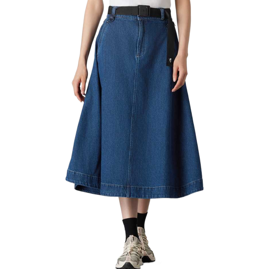 

Городская исследовательская джинсовая длинная юбка women's THE NORTH FACE, синий