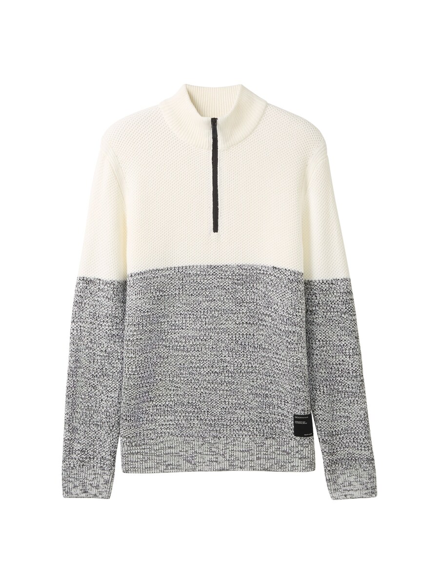 

Свитер TOM TAILOR DENIM, Mottled Grey/White