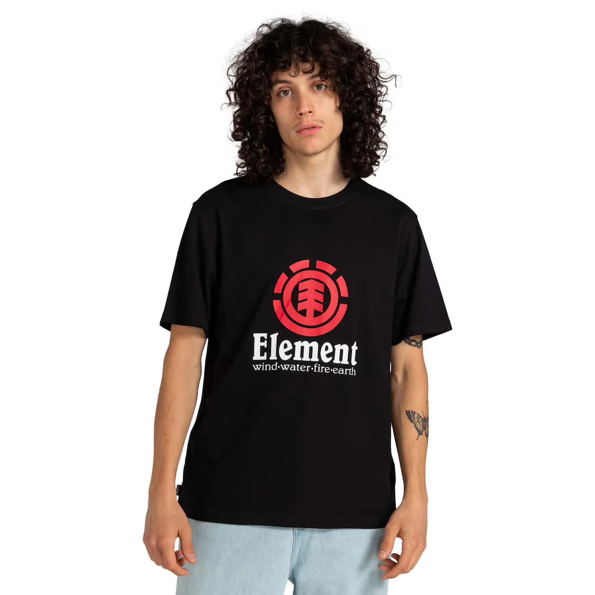 

Мужская футболка с вертикальным элементом Element, чёрный