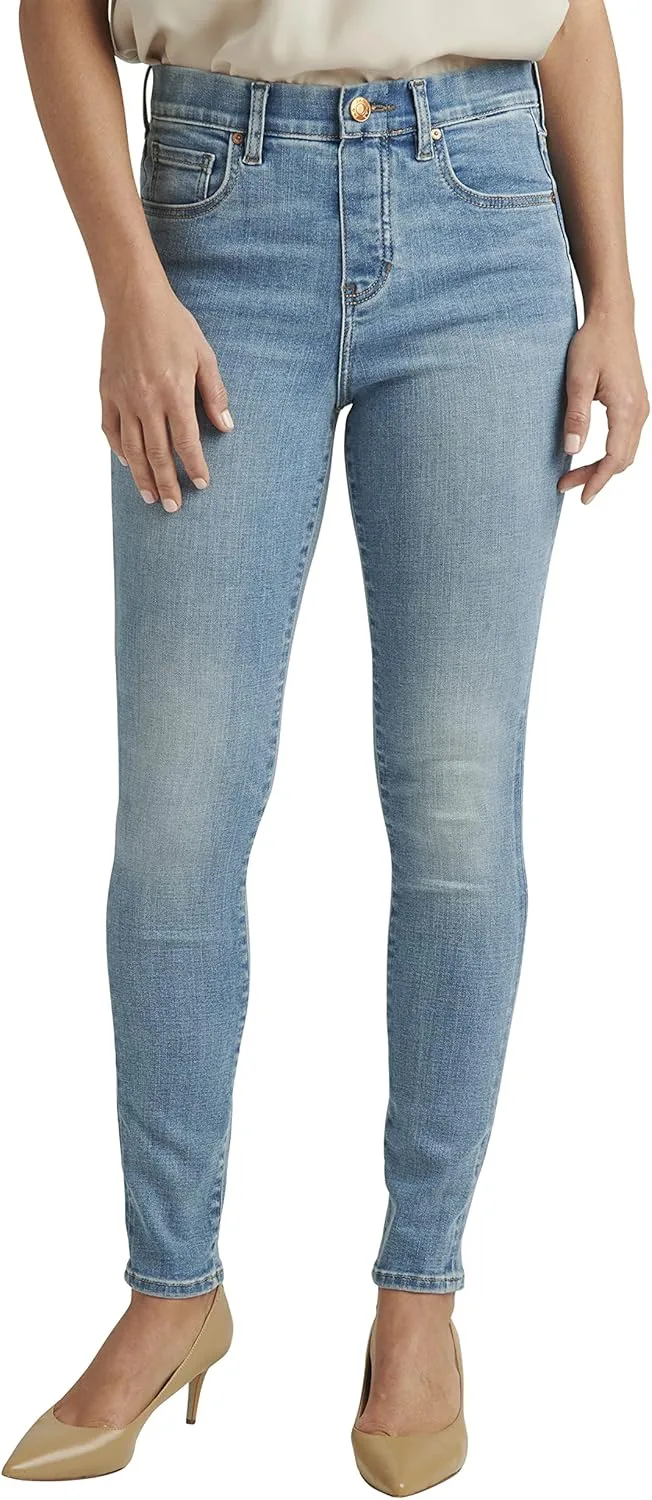 

Джинсы Jag Jeans Valentina с завышенной талией, Forever Black, 6