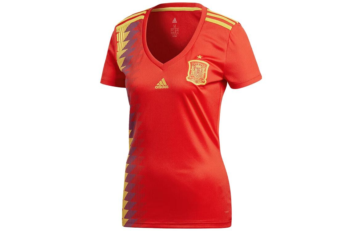 Adidas Женская футбольная майка, Апельсин