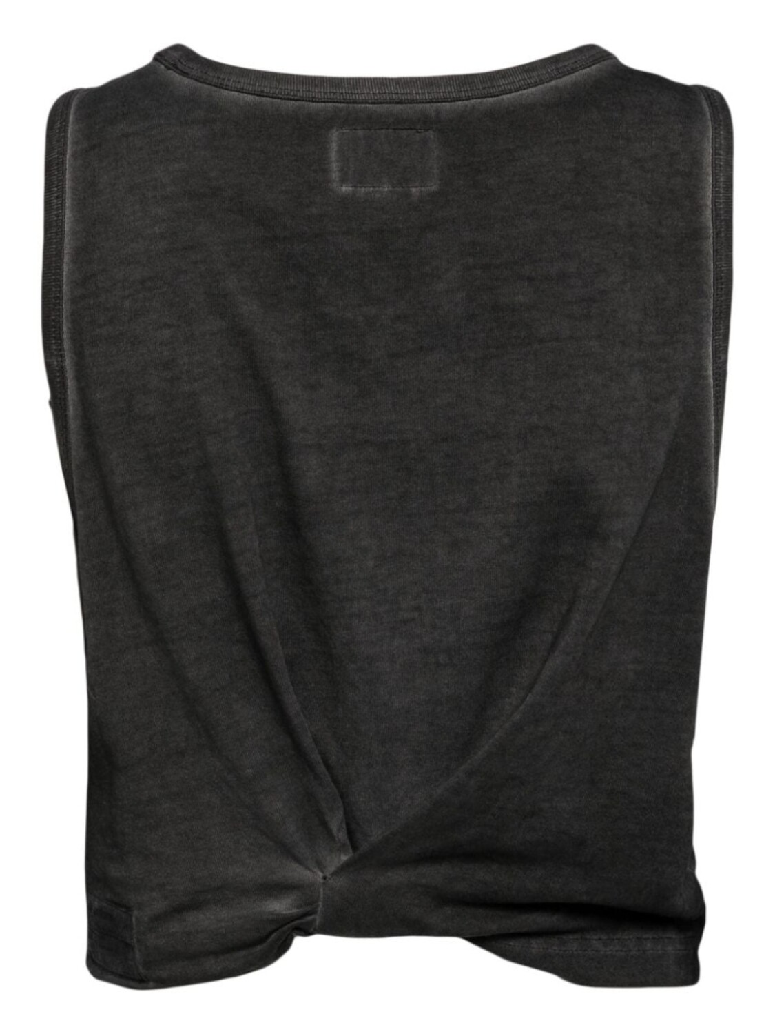 

Izzue собранный хлопковый топ-майка, серый