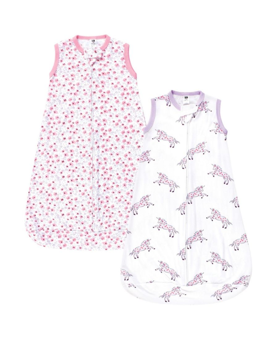 

Хлопковая блузка с длинными рукавами - решение для сна Hudson Baby, Floral unicorn sleeveless