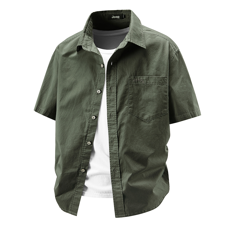

Рубашка мужская с лацканом Moderate Jeep, army зеленый