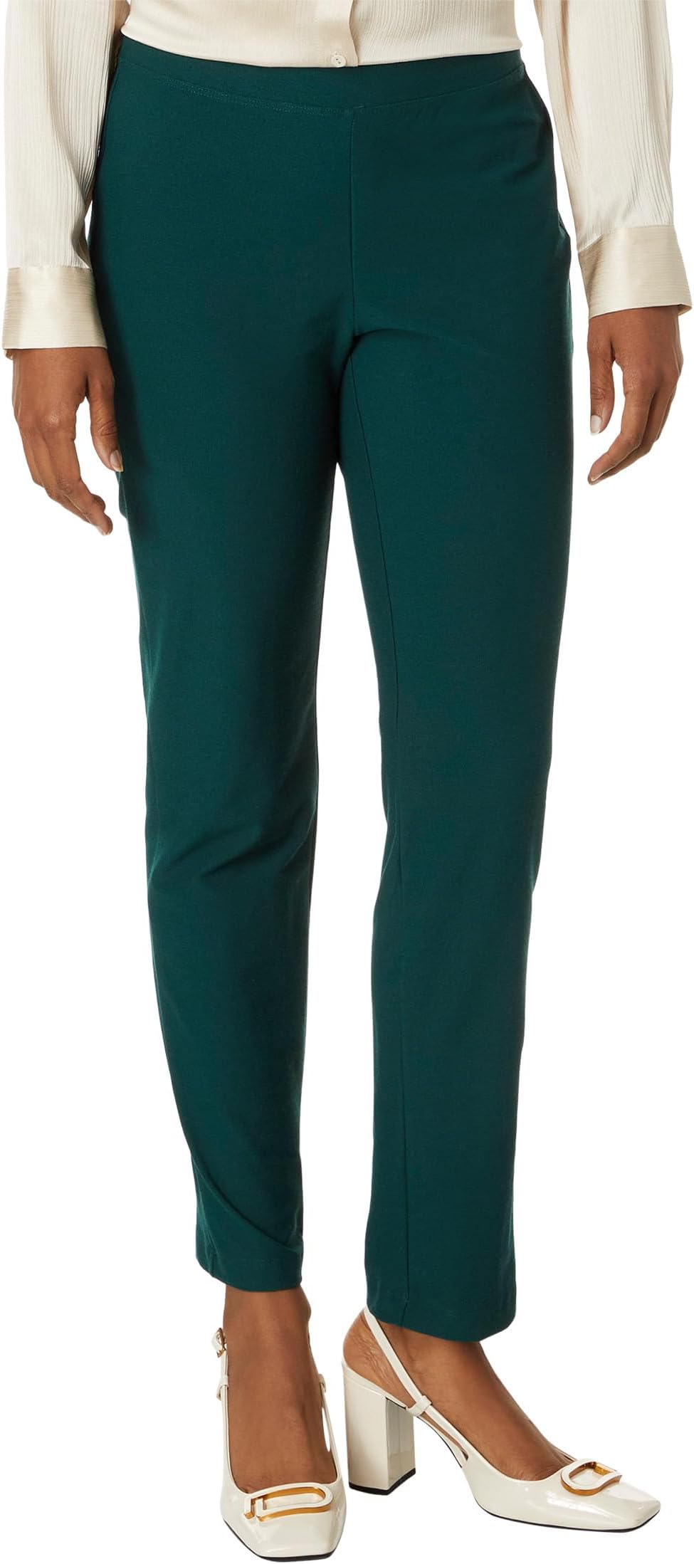 

Брюки Eileen Fisher Slim Ankle Pants, цвет Fir