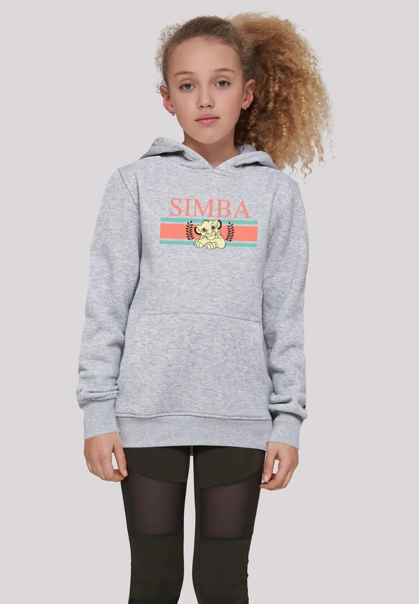 

Толстовка F4NT4STIC "Disney King Lion King Simba Stripes", принт, серый