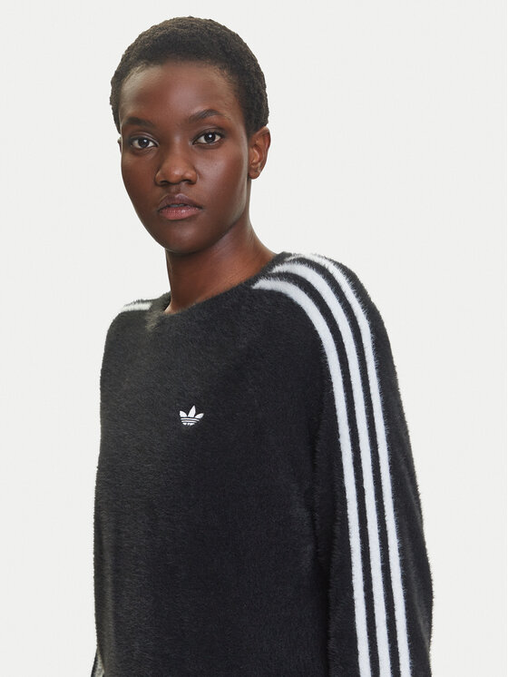 Свободный крой толстовка adicolor Holiday JX7813 Adidas, черный — фото 4