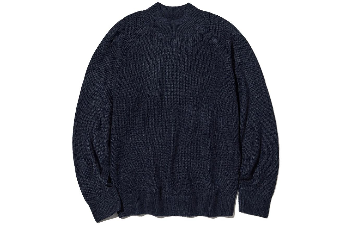 

Свитер унисекс темно-синий Uniqlo, темно-синий