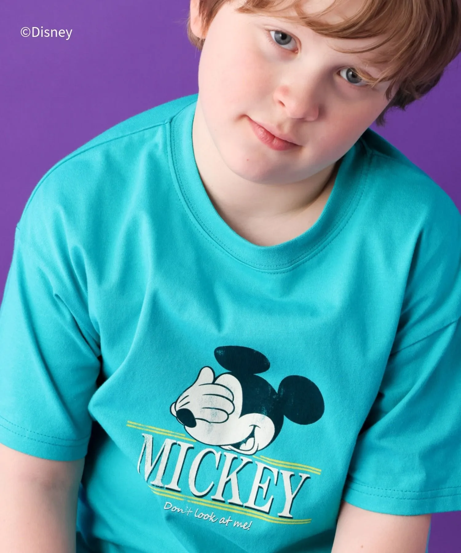Детская футболка с принтом Disney Hebiro TEE GLOBAL WORK синяя