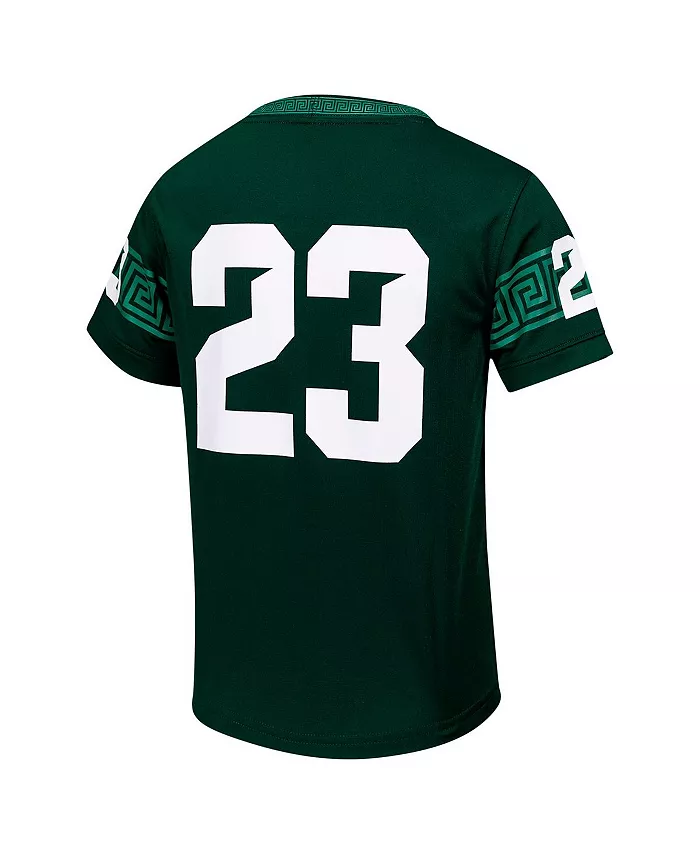 Детская футбольная майка Michigan State Spartans Untouchable, зеленый, размер 23 Nike — фото 3