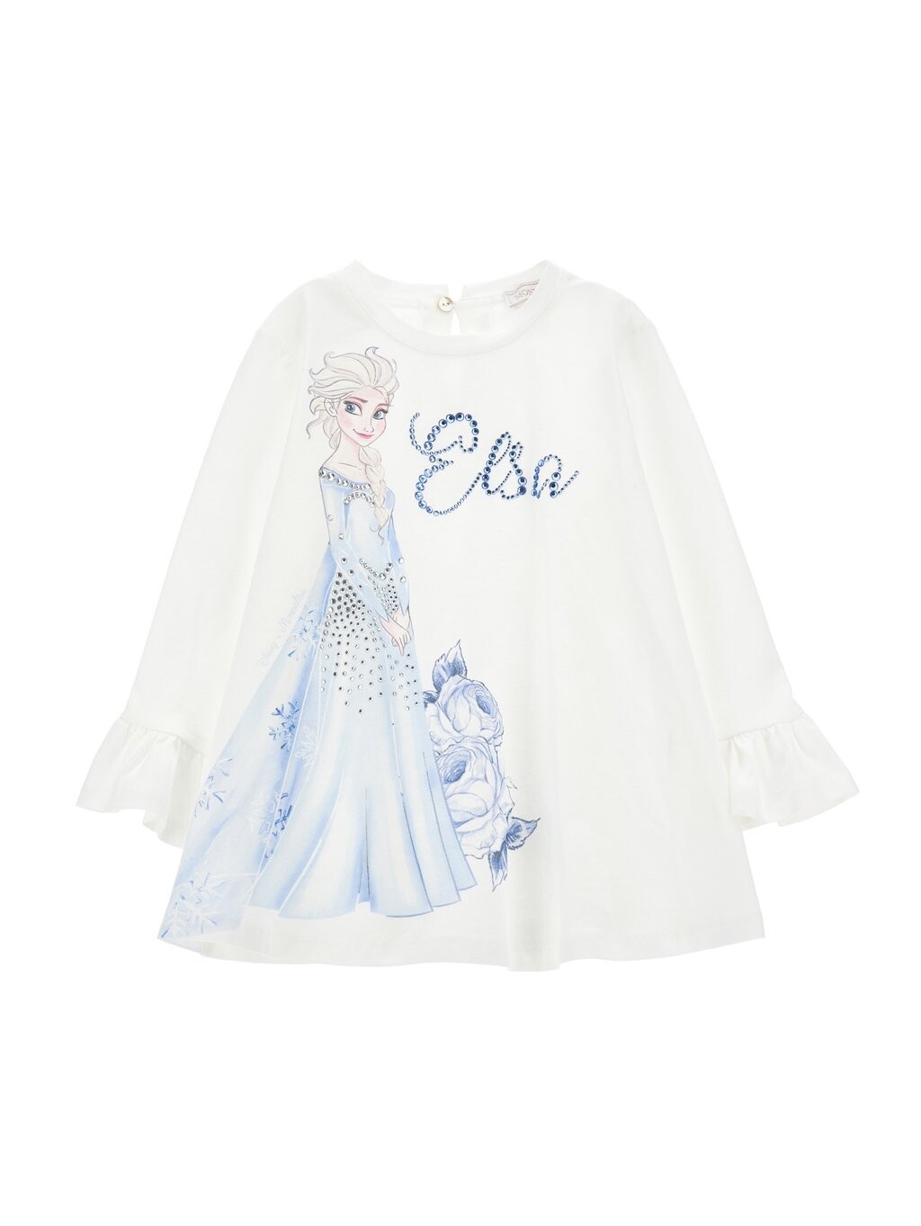 

Топ с длинными рукавами ELSA FROZEN DISNEY Monnalisa, белый