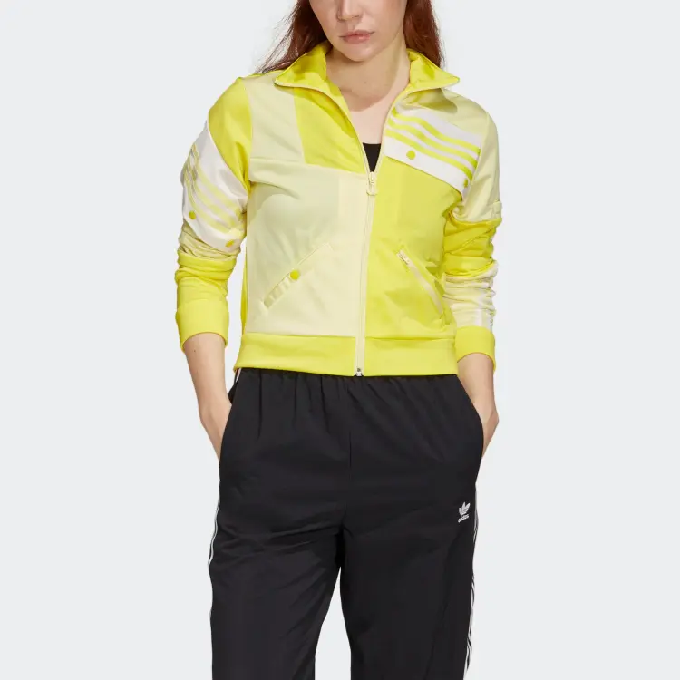 Adidas Originals Женская ударопрочная желтая куртка, Impact Yellow — фото 4