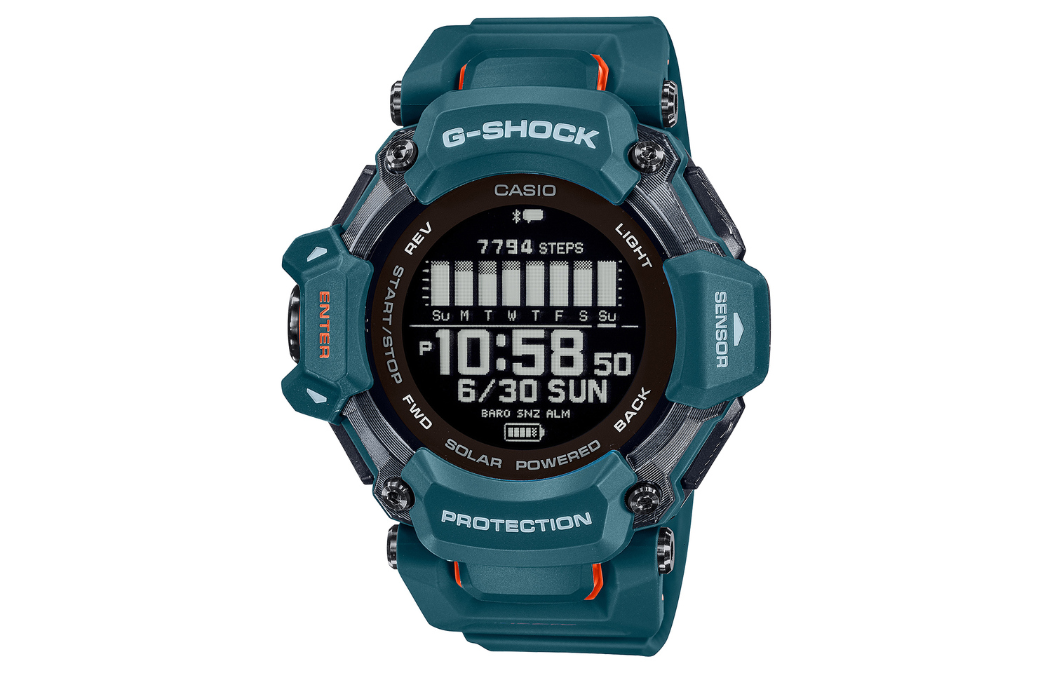 

CASIO Часы Men G-SQUAD Series Black Watch