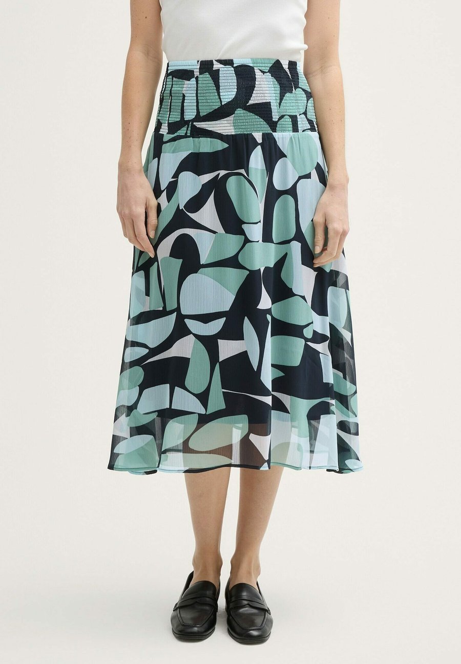 

Юбка TOM TAILOR MIDI, Green Dots And Shapes Design/Green
