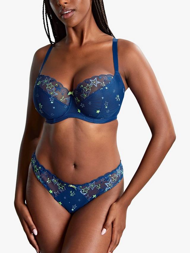 

Бюстгальтер Blossom Wired с звездным принтом Panache, Celeste