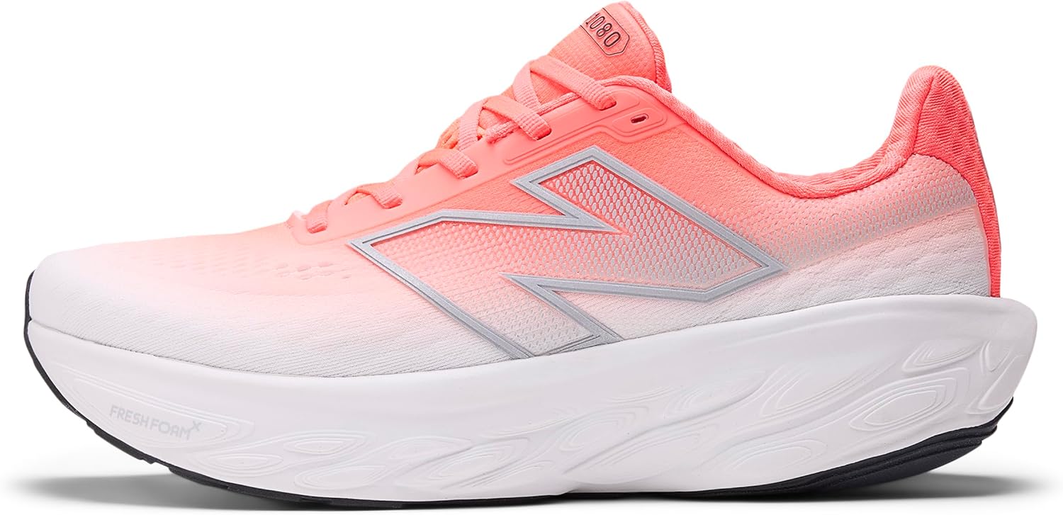 Мужские кроссовки New Balance Fresh Foam X 1080 V14, черный/красный — фото 2