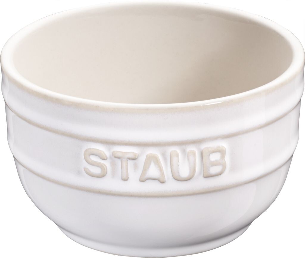 

Керамическая десертная миска Staub, форма для запекания, круглая, набор из 6 шт., цвета слоновой кости, 8 см