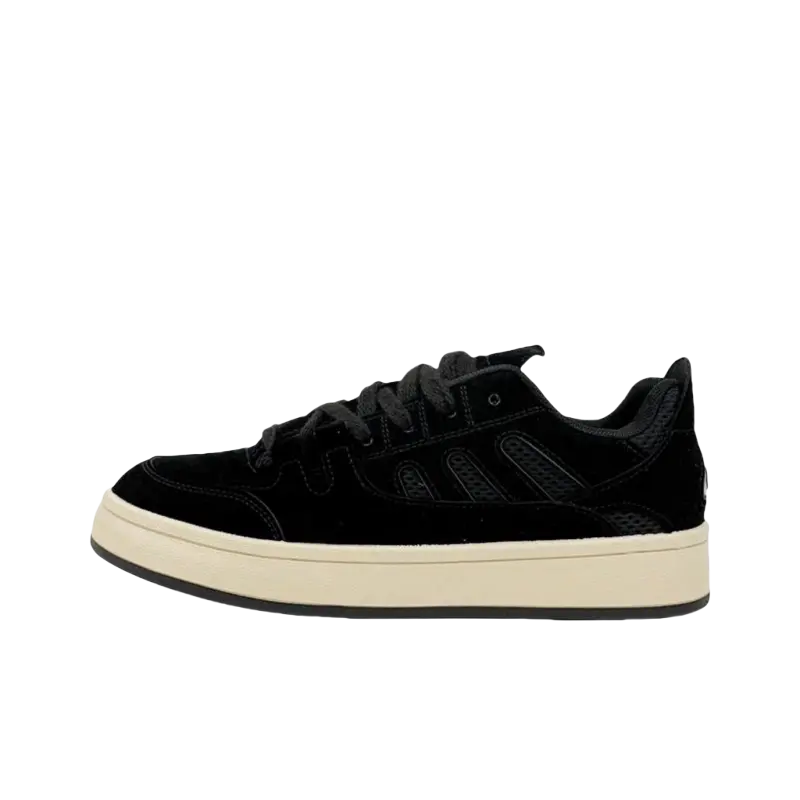 

JimiXiong Мужские лоу-топ скейтборд кроссовки черные, цвет Black