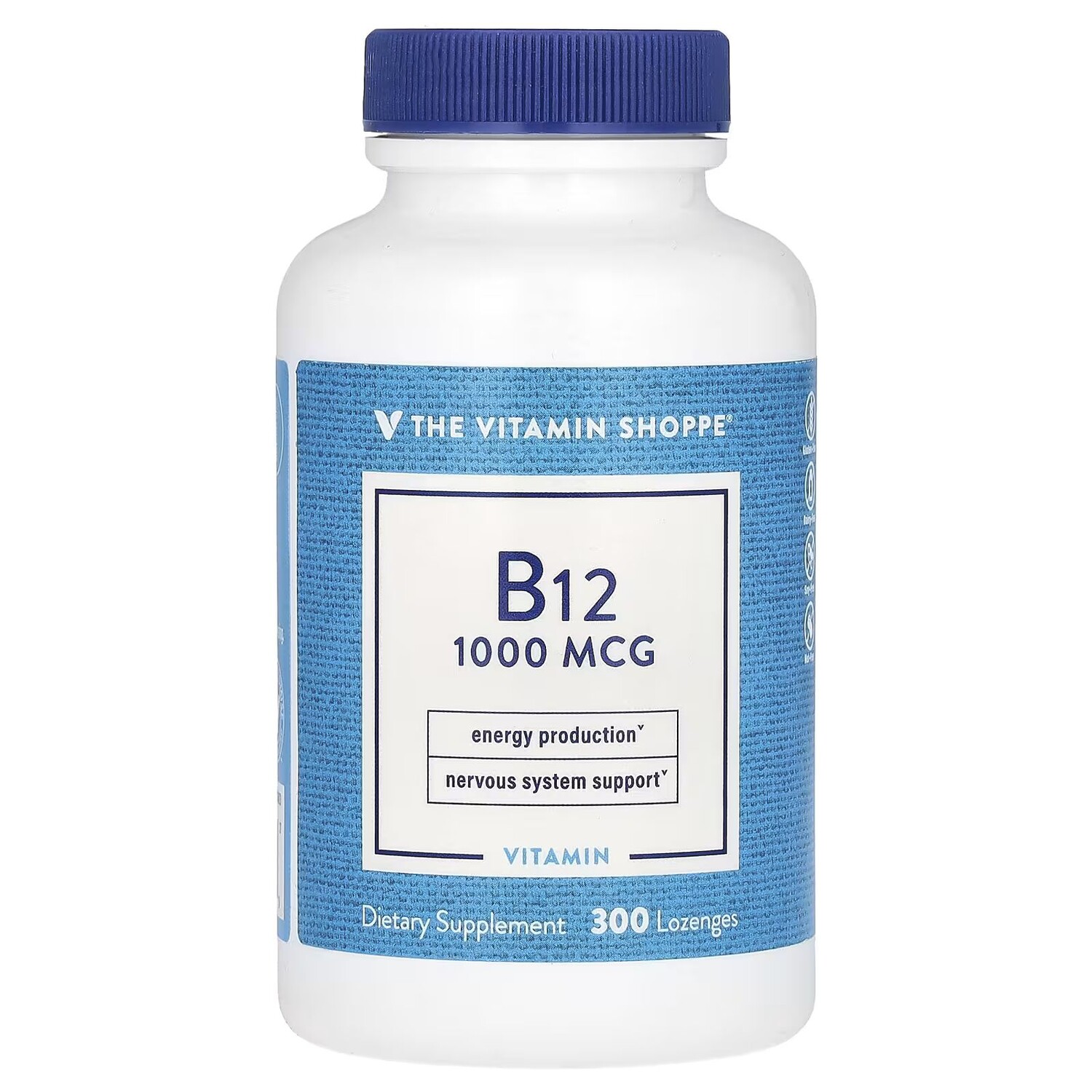 

B12, 1000 мкг, 300 пастилок The Vitamin Shoppe