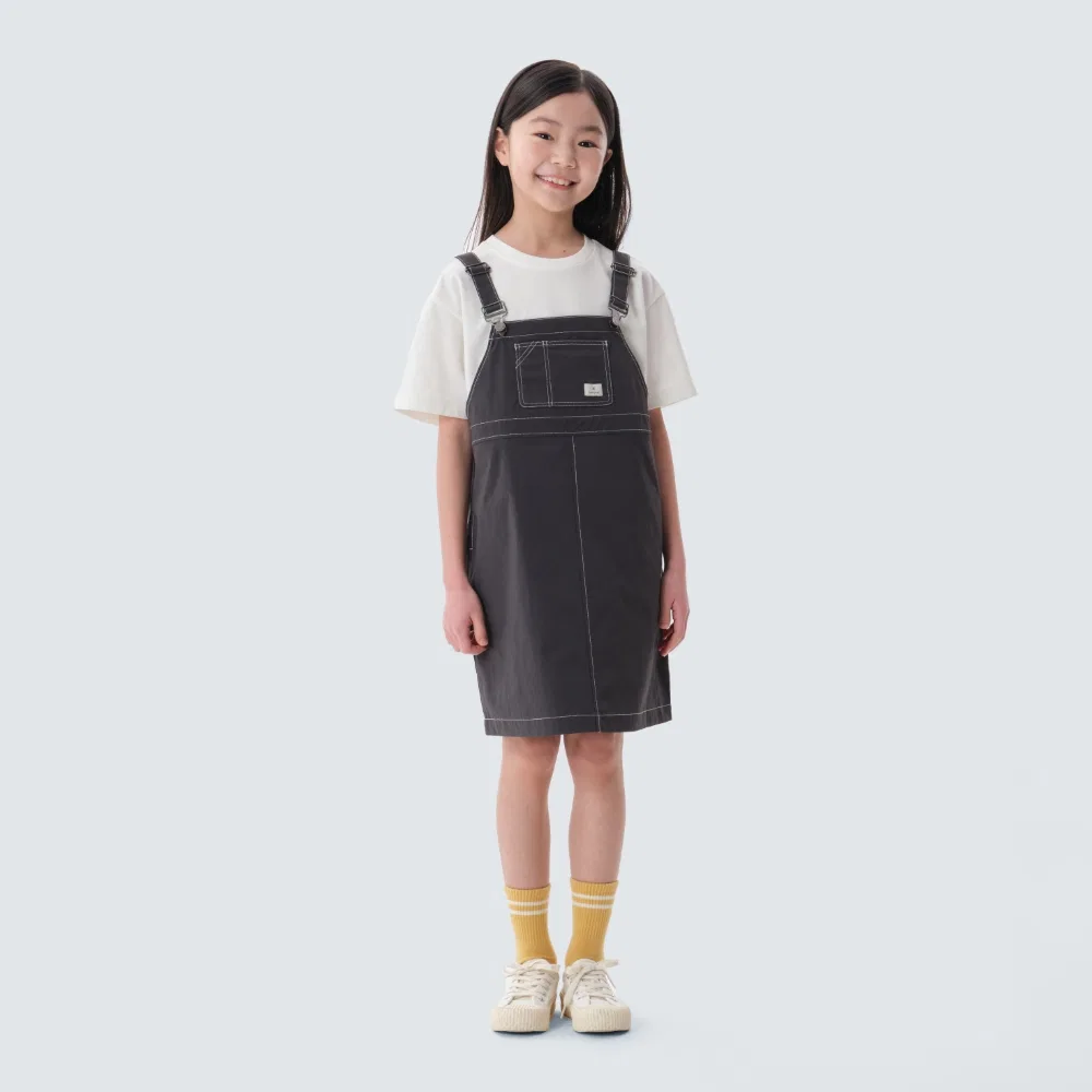 Детский комбинезон-платье Snowpeak Apparel Kids, угольный