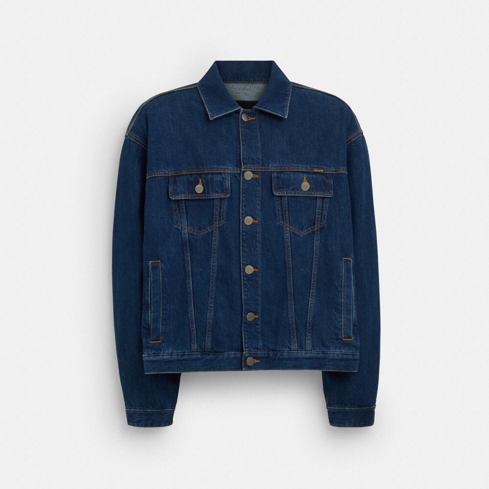 

Куртка COACH Denim, цвет Dark Wash