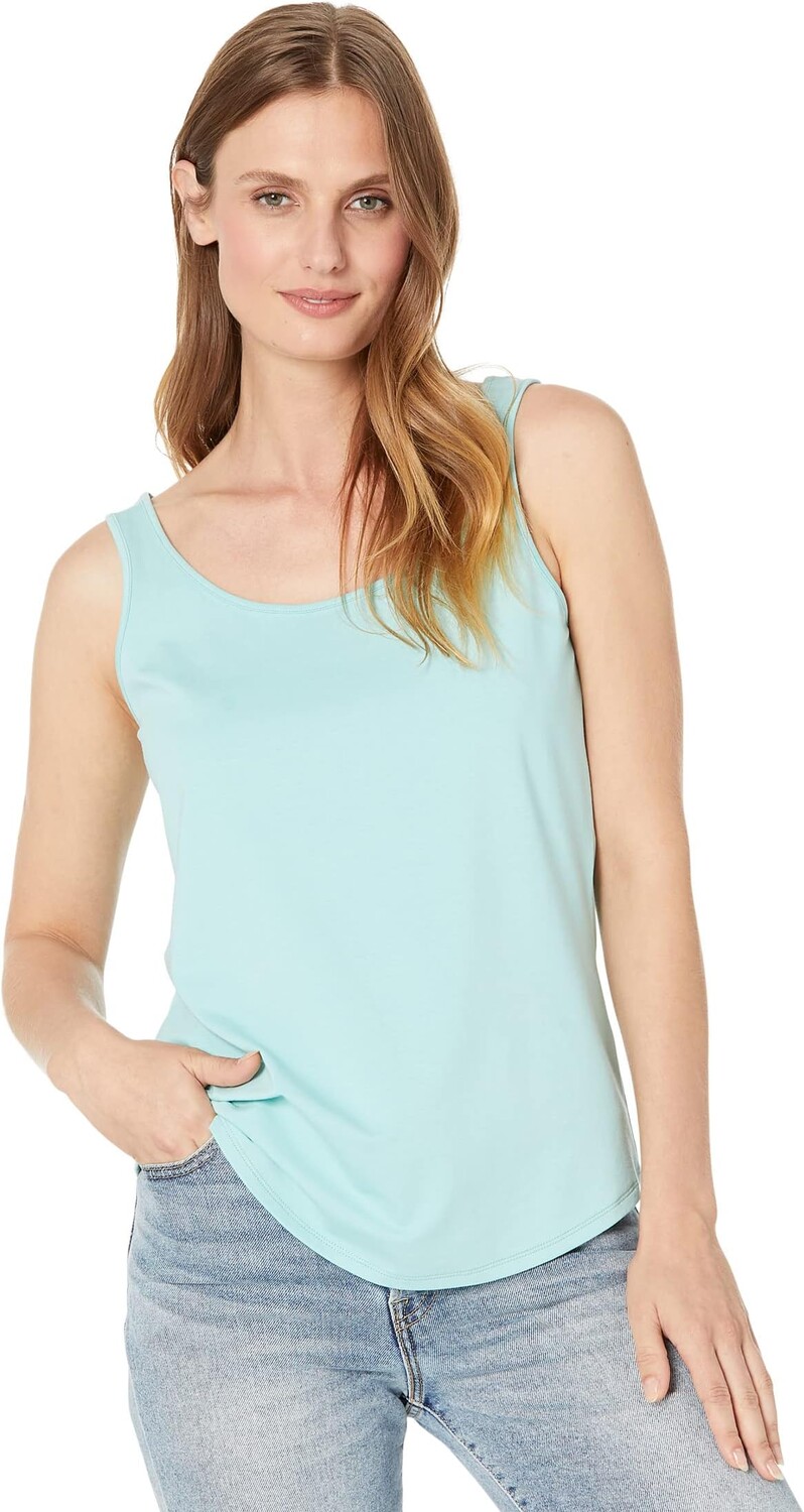 

Топ NIC+ZOE Shirt Tail Perfect Tank, цвет Coast