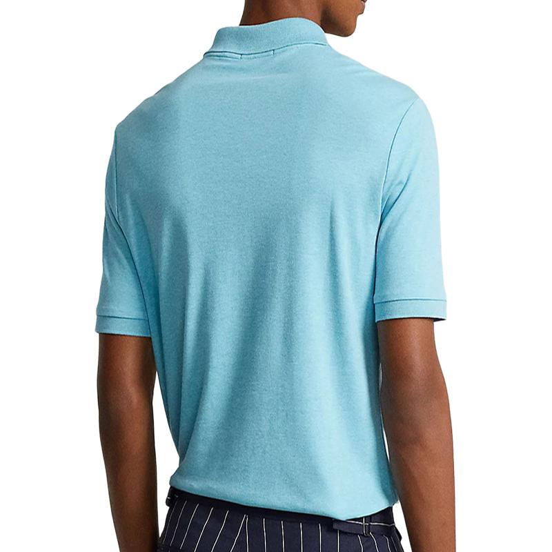 Винтажная 2023 года поло с вышитой лошадкой Polo Top Polo Ralph Lauren, синий — фото 4