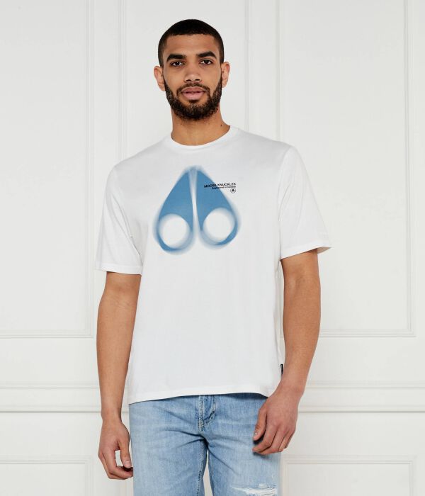 

Футболка Морис Slim fit Moose Knuckles, белый
