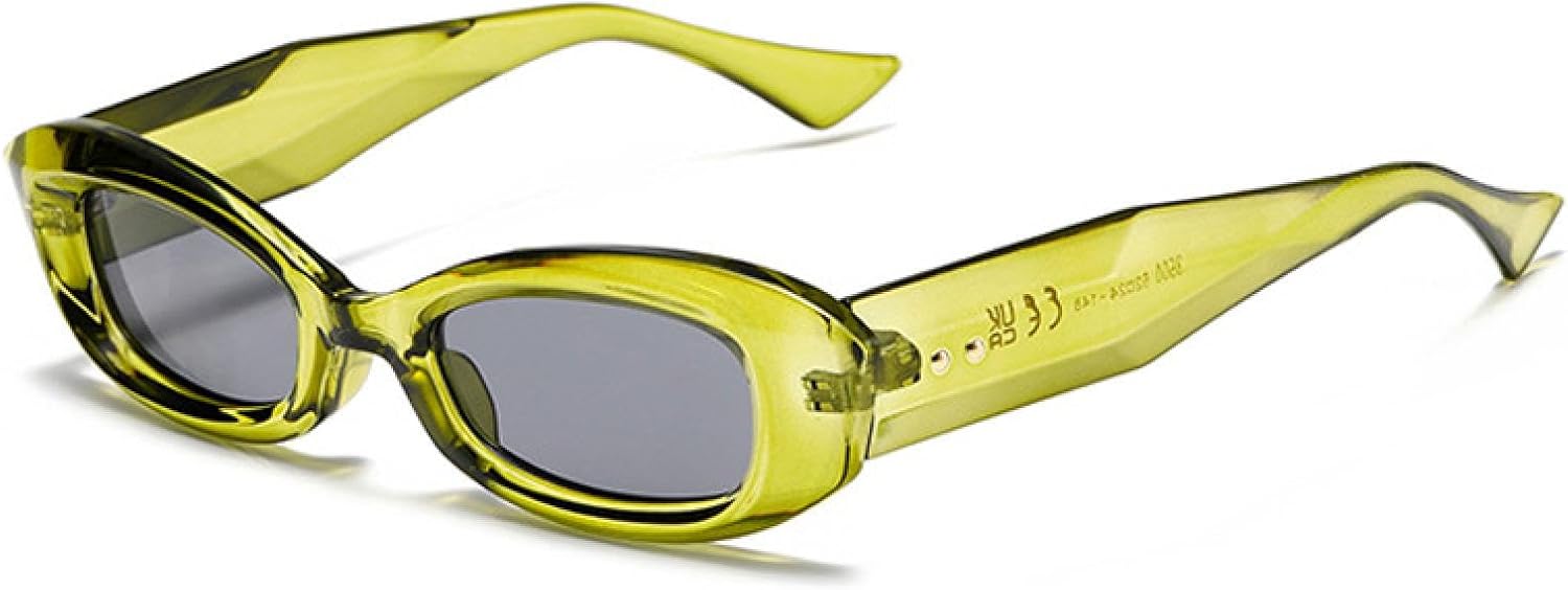 

Ретро-солнцезащитные очки «кошачий глаз» с многоугольными линзами, модные женские солнцезащитные очки с градиентным зеркальным покрытием, защита от УФ-излучения UV400, мужские солнцезащитные очки с заклепками VVTWSSW, Green Grey