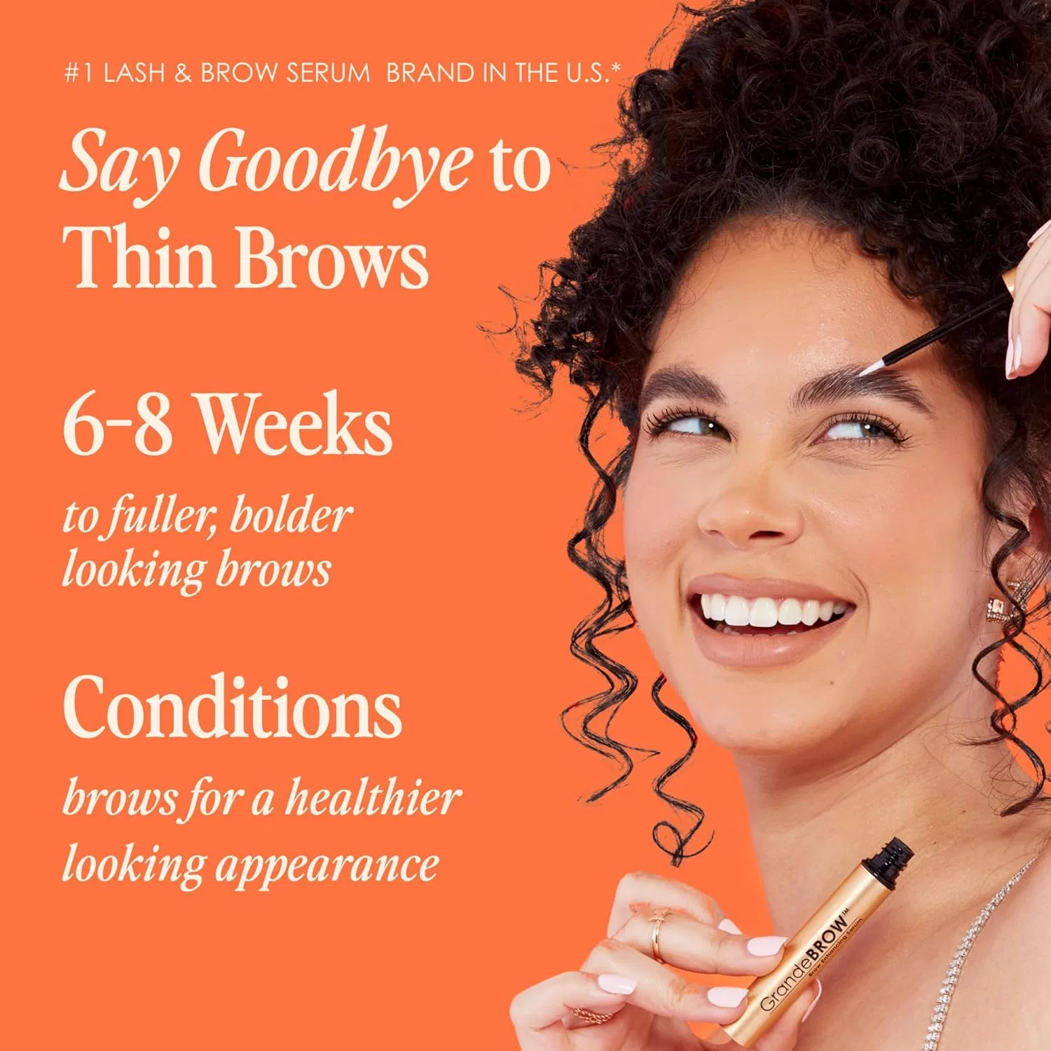 Сыворотка для бровей Grande Cosmetics Grande Brow Eyebrow Volume Up Serum — фото 3