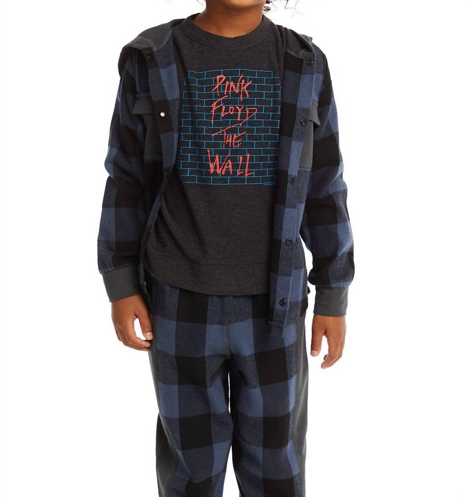 

Мальчиковая клетчатая рубашка на пуговицах в разноцветном исполнении Chaser, мультиколор/красный