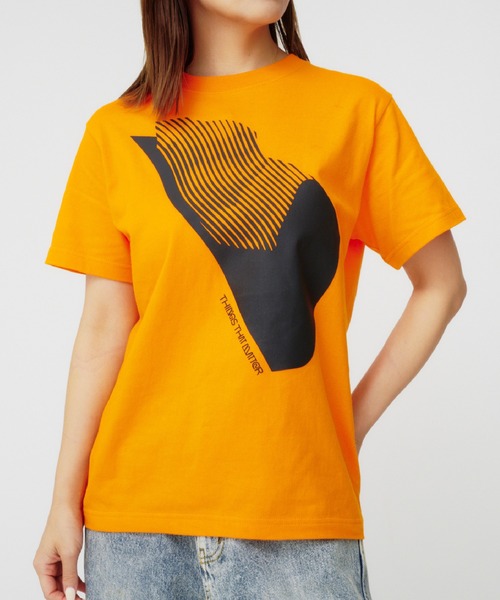 

THINGS THAT MATTER Футболка, крой оверсайз, бренд AICON, цвет оранжевый