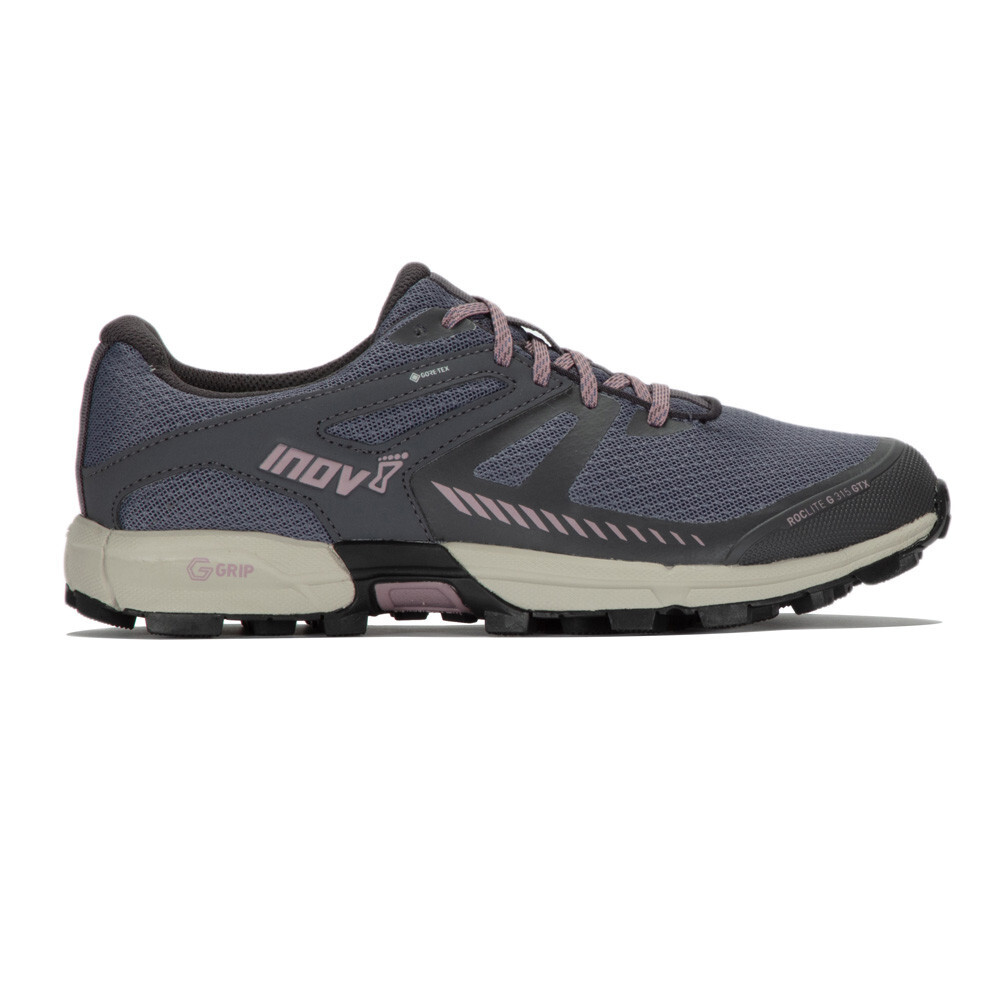 Кроссовки для бега Inov8 Roclite G 315 V2 GORE-TEX Trail, фиолетовый — фото 3