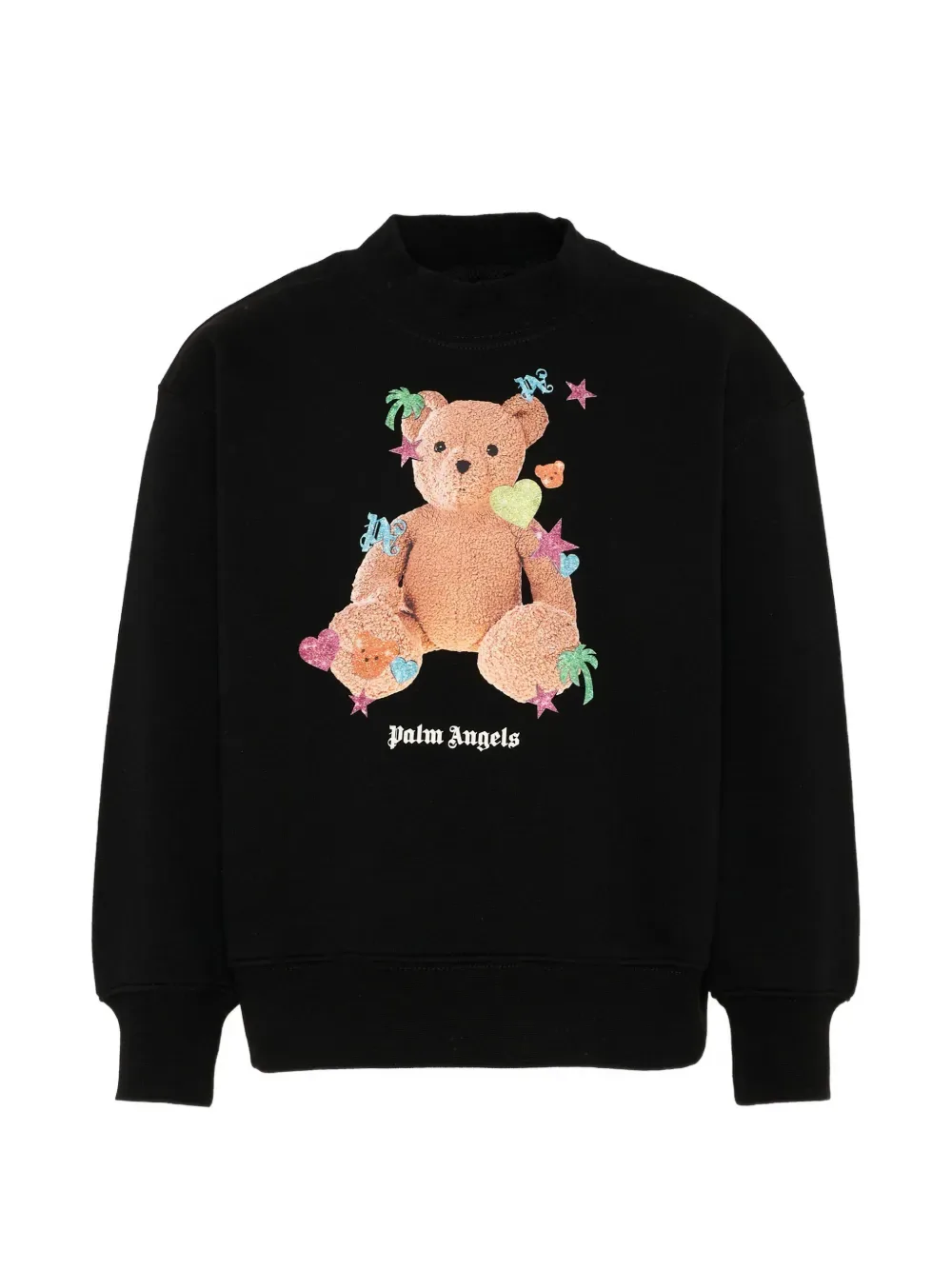 Свитшот с принтом "тедди" Palm Angels Kids, черный