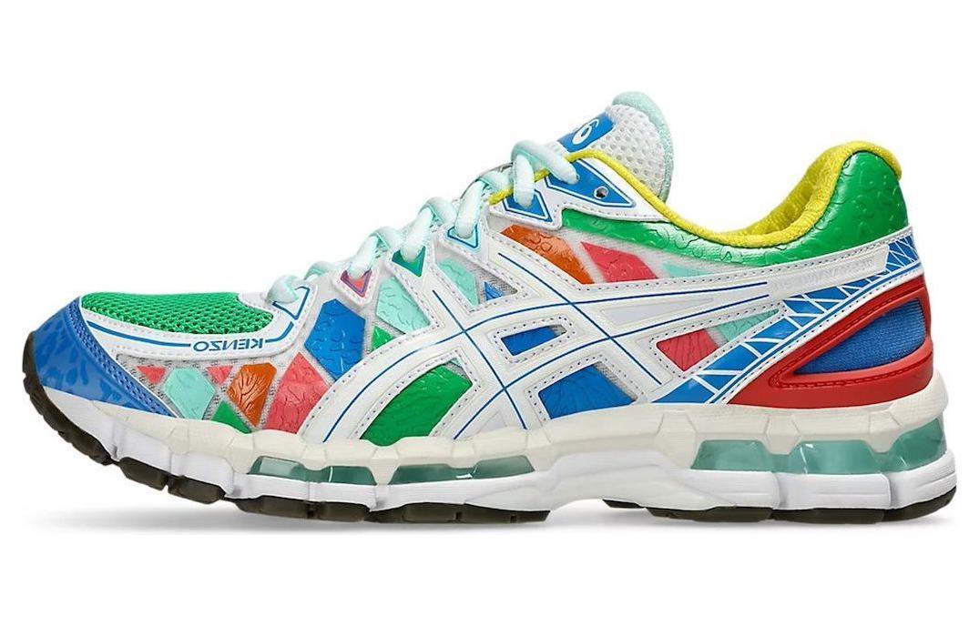 

Gel Kayano 20 Kenzo Multi Color Asics, Синий Зеленый Красный