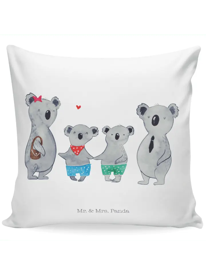 

Подушка Mr. & Mrs. Panda, белый