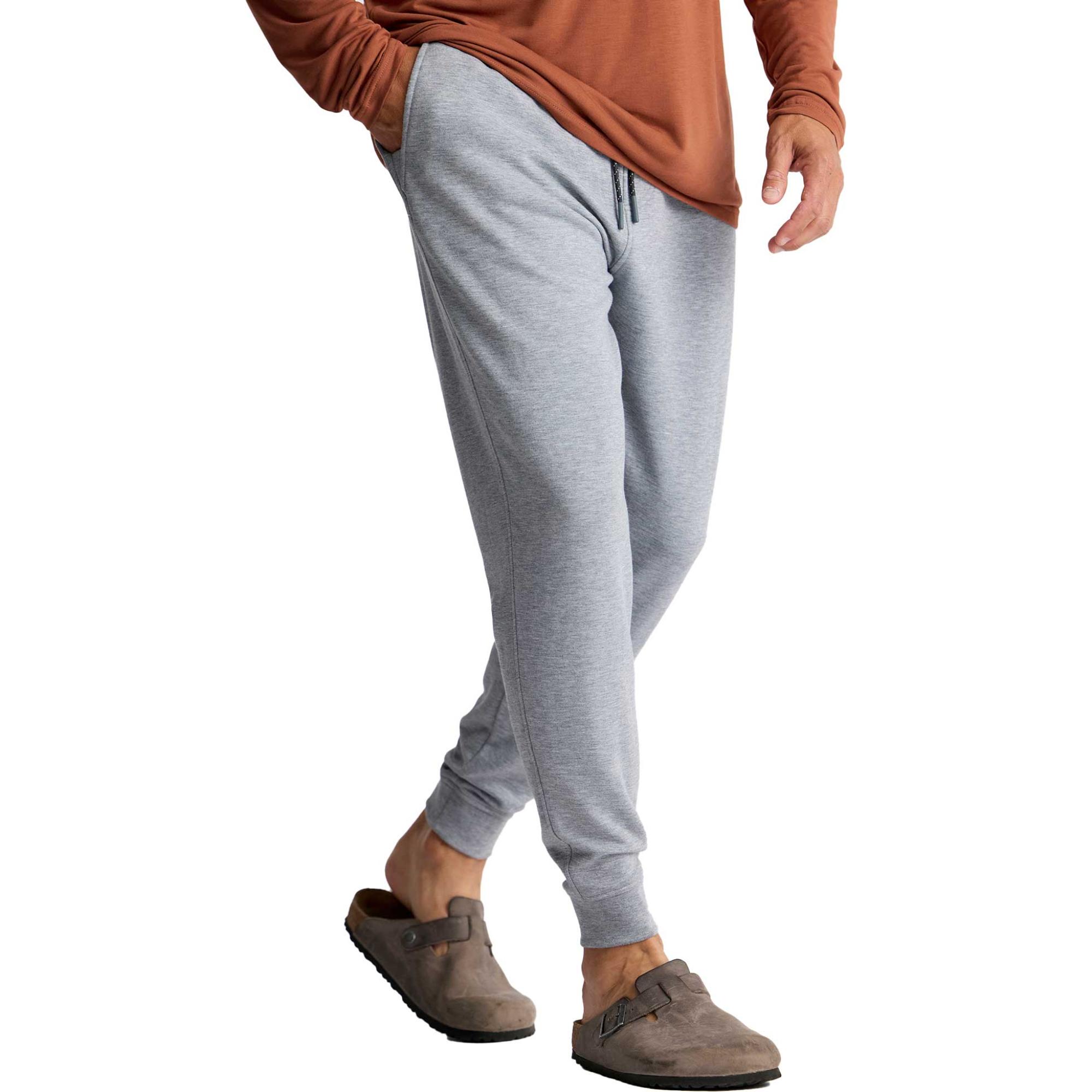 

Мужские легкие флисовые спортивные брюки из бамбука Free Fly, Heather Grey