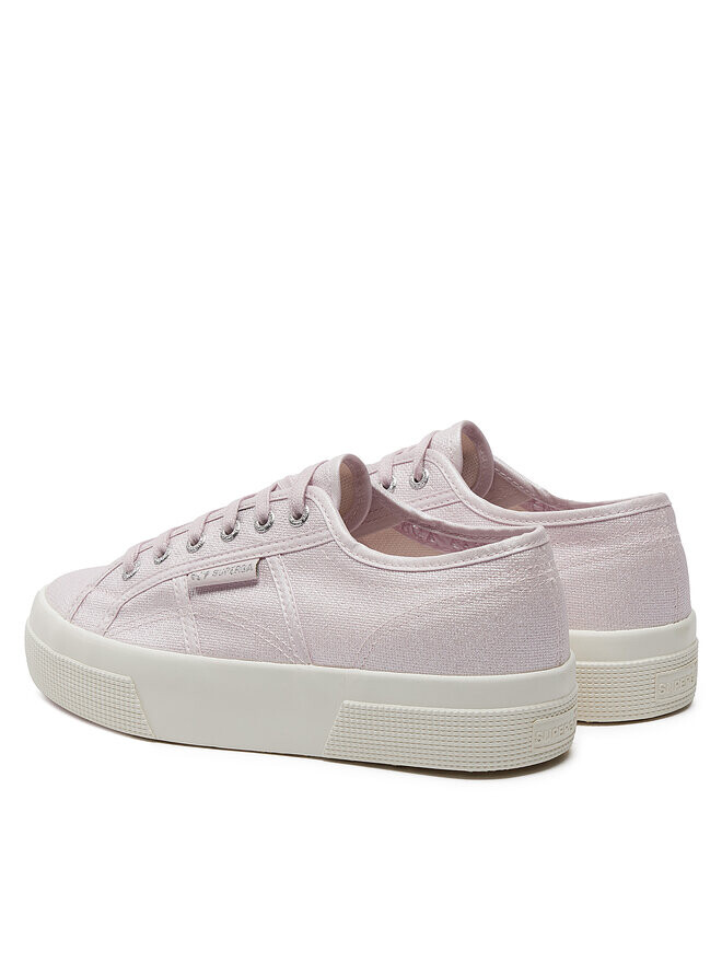 Тканевые Кроссовки Superga Platform Pearl Matte Canv 2740 S21362W, фиолетовый — фото 3