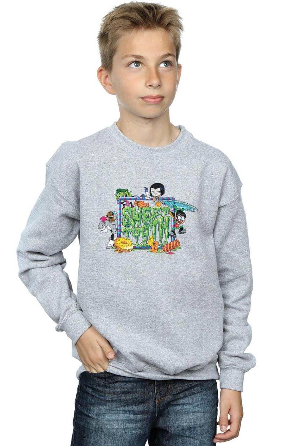 

Толстовка Teen Titans Go Sweet Tooth DC Comics, серый