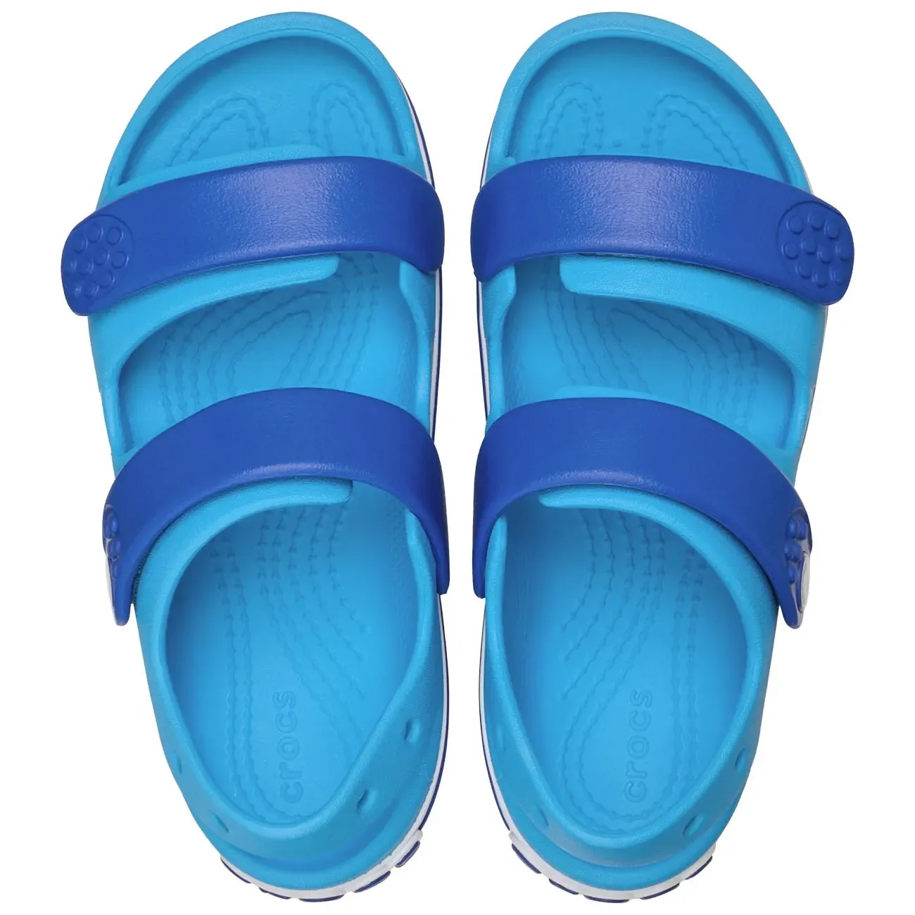Сандалии для малышей Crocband Cruiser Sandal T Crocs, небесно-голубой — фото 3