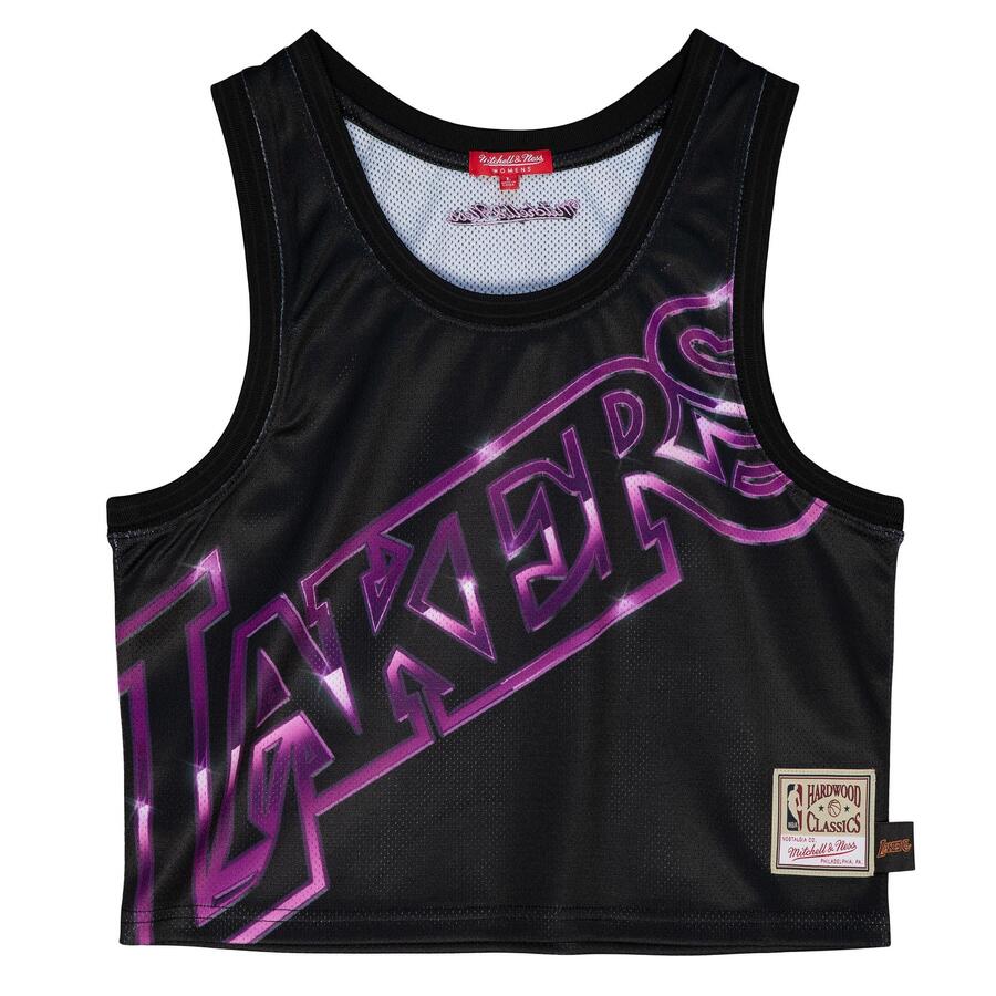 

MITCHELL & NESS Женская укороченная майка LA Lakers Big Face 4.0
