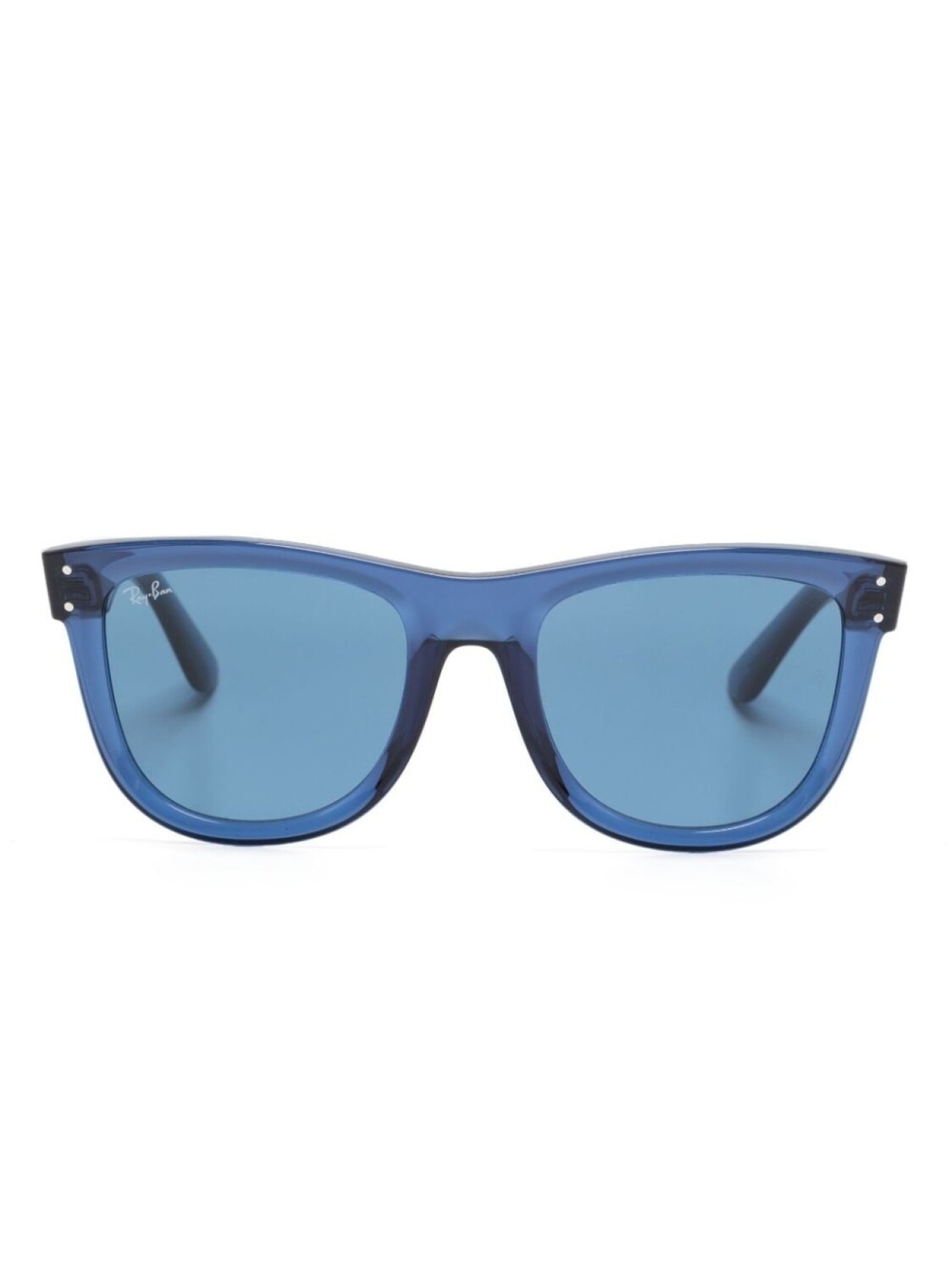 

Ray-Ban солнцезащитные очки Wayfarer Reverse в квадратной оправе, синий