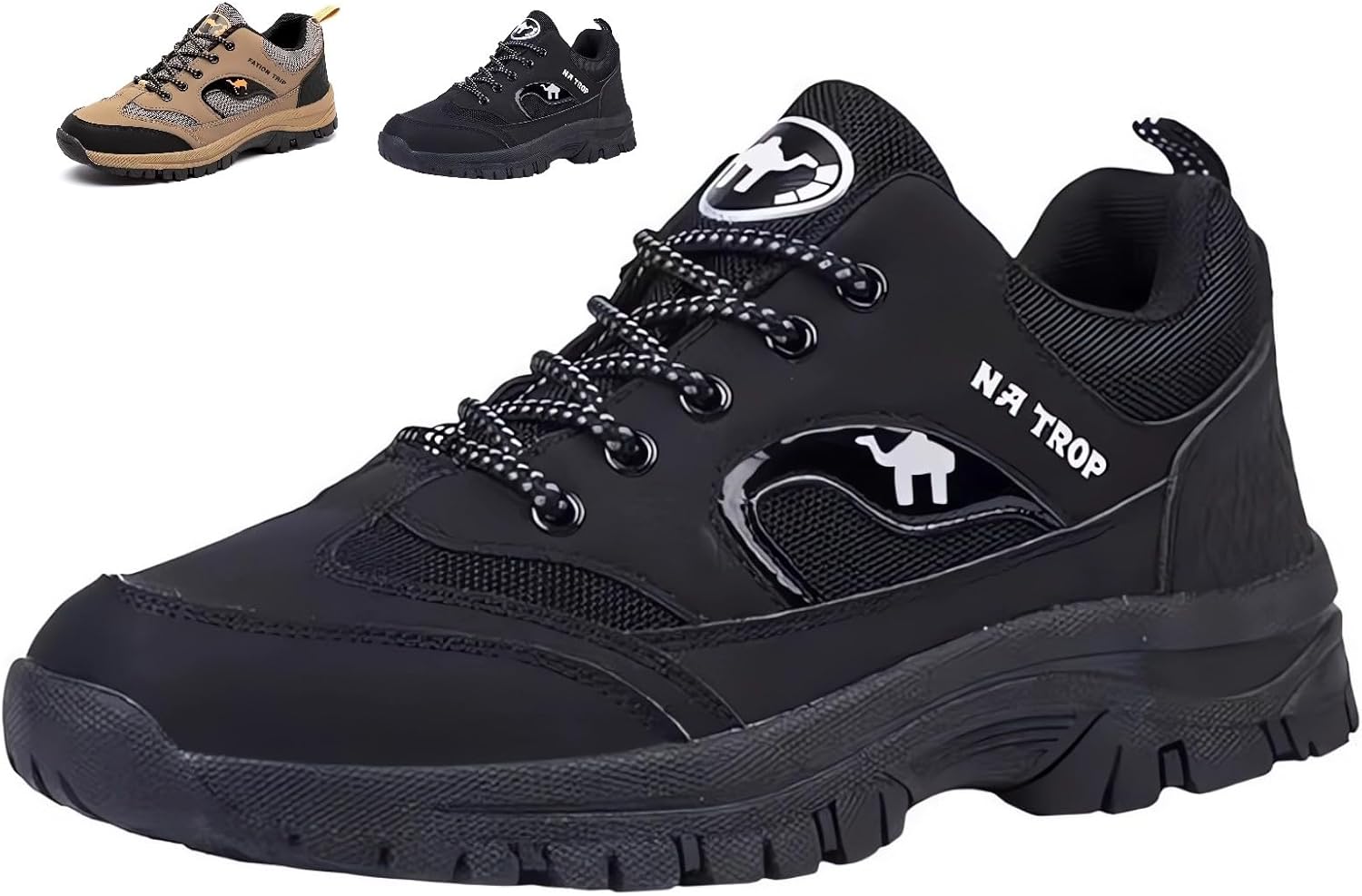 

Мужские ортопедические кроссовки Ivieicip 2024 года, новые, для мужчин, слипоны для бега, тенниса, водонепроницаемые, без шнурков, обувь для ходьбы и тренировок, черный