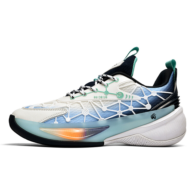 

Баскетбольные кроссовки Basketball Shoes Unisex Low-Top Animal Claws, белый/синий